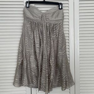 Express silver dress. Size 4